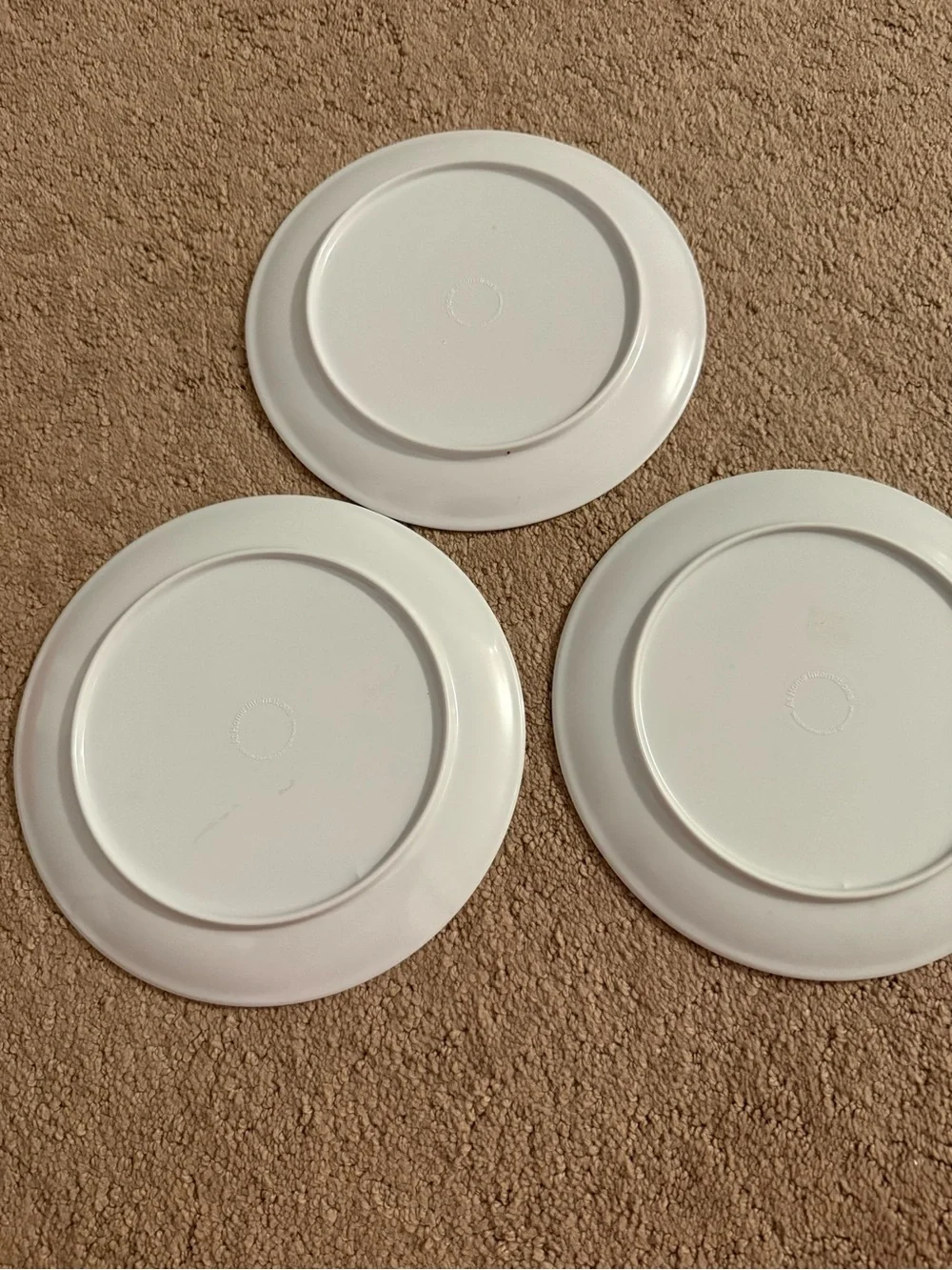 At Home International | Set of 3 Got Milk? Dessert Plates | Vintage 90s